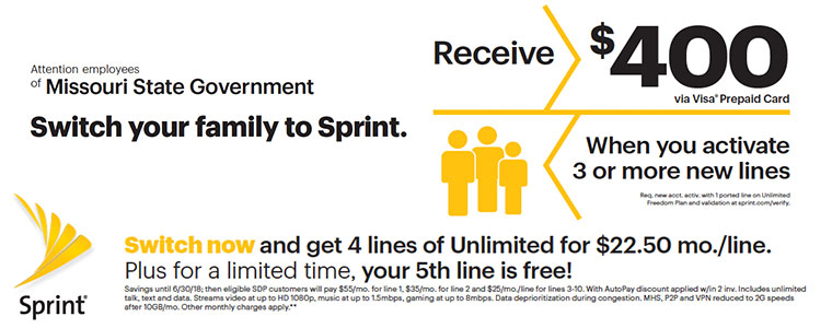 activation free sprint code State Employee  Website Missouri Sprint of  Discount